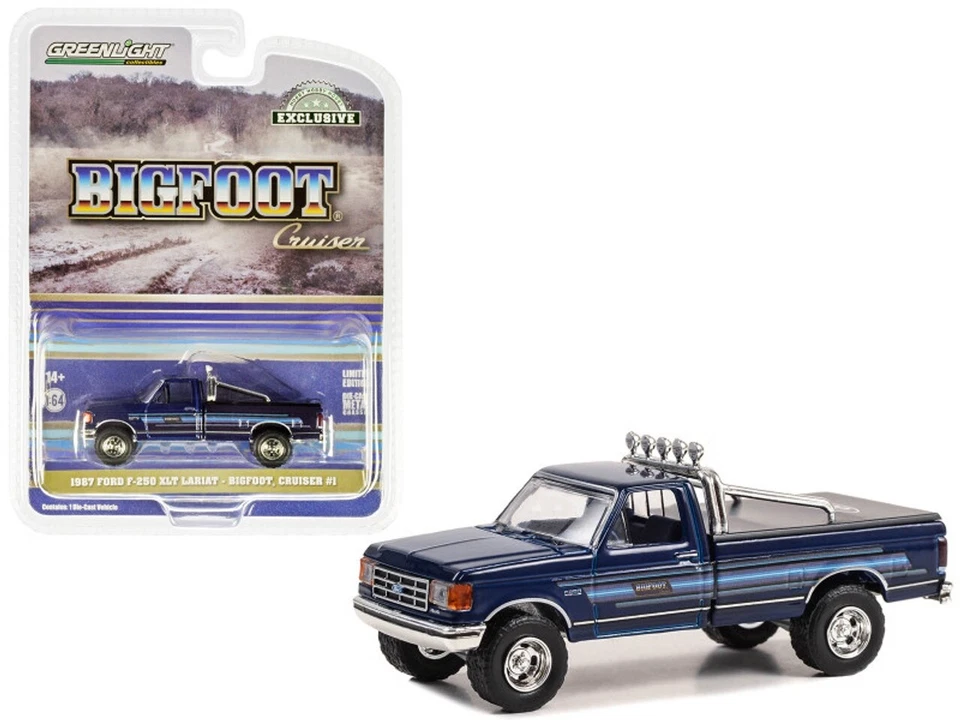 Greenlight 30433 1:64 1987 Ford F-250 Xlt Lariat Bigfoot Cruiser Nuovo In - Immagine 1 di 1