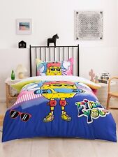 3D Cartoon Monster Skateboard Kids Quilt Cover Set Bedding Sets Pillowcases