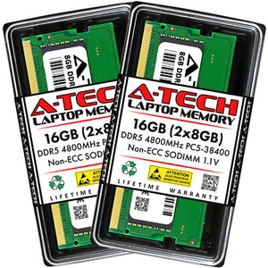 16GB 2x8GB PC5-38400S ASUS TUF Dash F15 FX517ZR Gaming F17 FX707ZM Memory RAM - Picture 1 of 5