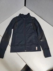 Zella NWT Girl's Kids Black Zip Up Track Jacket Size L - Picture 1 of 1