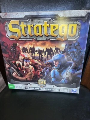 Stratego Classic Battlefield Strategy Board Game ( Spin Master ) New  Open Box - Image 1 of 4