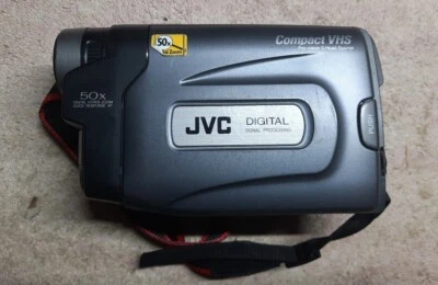 JVC Compact VHS VHS-C Camcorder Model GR-AX840U Untested - Image 1 of 4