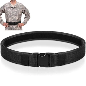 Mens Tactical Combat Belt 2" Heavy-Duty Work Belt with Adjustable Quick Release - Picture 1 of 8