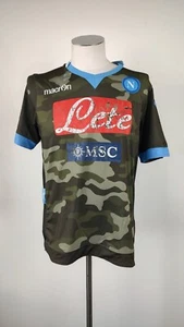 MACRON NAPOLI R. ALBIOL N 33 CAMISETA FÚTBOL HOMBRE Tg M TRIKOT JERSEY 2013/14 - Imagen 1 de 10