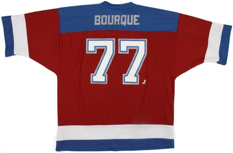 Ray Bourque Colorado Avalanche Vintage Logo Athletic NHL Hockey Jersey Size XL Cover