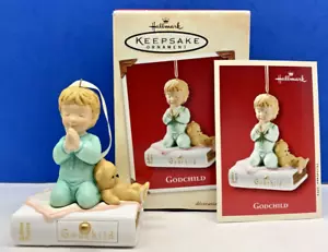 2002 Punze Andenken Patenkind Porzellan Ornament - Bild 1 von 5