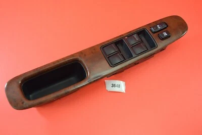 B#38 2000-2004 TOYOTA AVALON WOOD TRIM MASTER LEFT DRIVER WINDOW SWITCH OEM - Image 1 of 4