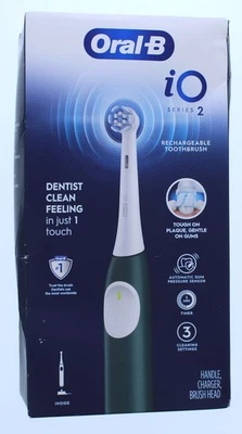 Oral-B iO Series 2 Rechargeable Toothbrush (Green) - Image 1 of 3