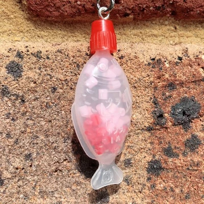 Sushi Fish Soy Sauce Case Keyring Handmade Single NEW - Image 1 of 4