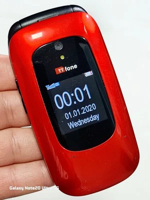 TTfone Lunar TT750 (entsperrt) Klapphandy Top Zustand mit Ladegerät - Bild 1 von 4