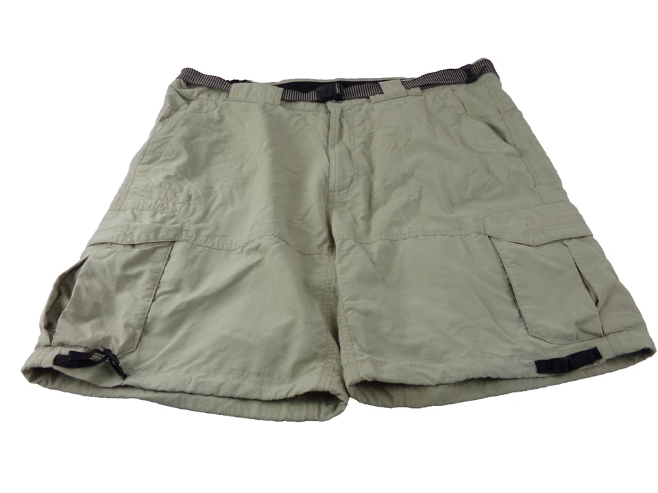 Pantalones Cortos Carga Pesca Exofficio 38 Verde Cinturón 8" Entrepierna 7 Bolsillos Secado Rápido Foto 1 de 4