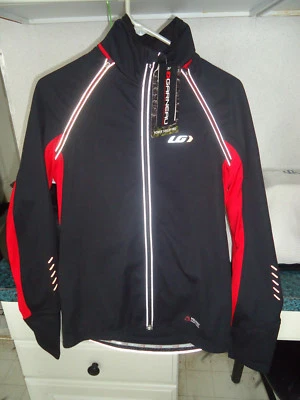 LOUIS GARNEAU SPIRE CONVERTIBLE JACKET MEN'S SMALL (S) BLACK / RED - $189.99 - Image 1 of 4
