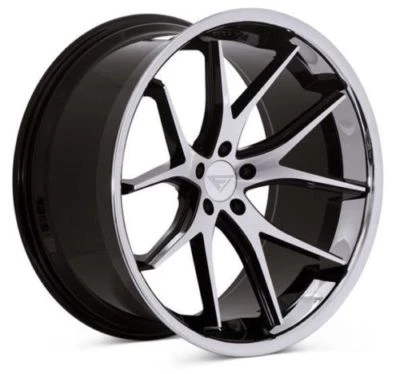 22" FERRADA FR2 CÓNCAVO NEGRO MECANIZADO PARA AUDI D4 D5 A8 S8 22X9 2004 - PRESENTE Foto 1 de 4