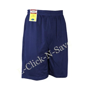 MENS ATHLETIC JERSEY 2 POCKET MESH SHORTS GYM WORKOUT BASKETBALL FITNESS S~5XL - Picture 1 of 13