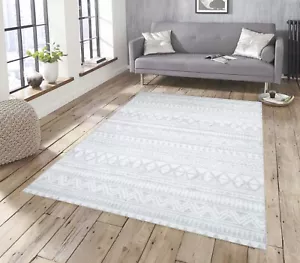 MODERN LIVING ROOM LARGE RUGS BEDROOM HALLWAY RUNNER ROUND RUG CARPET WASHABLE - Picture 1 of 11
