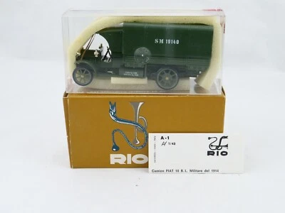 Rio A-1 1914 Fiat Autocarro Civil Militar 18 BL 1/43 Nuevo En Caja/Boxed - Imagen 1 de 4