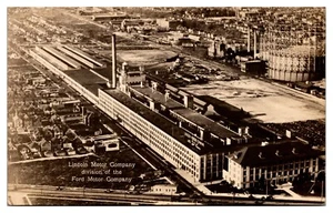 Postal RPPC Lincoln Motor Company, FoMoCo, vista aérea, Detroit, MI - Imagen 1 de 2