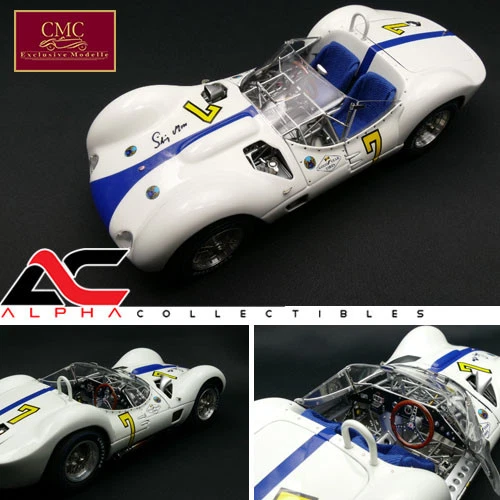 CMC M-149 1:18 1960 MASERATI TIPO 61 BIRDCAGE 7 STIRLING MOSS SIGNED/AUTOGRAPHED - Image 1 of 1