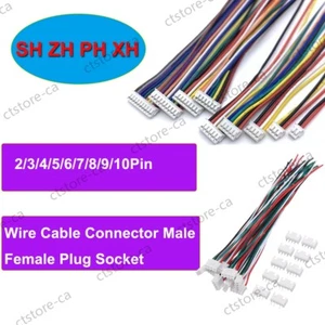 10 Set JST Mini Stecker 15cm cabel 1.0 1.25 2.0 2.5 mm 2 - 10 Pin SH ZH PH XH - Picture 1 of 21