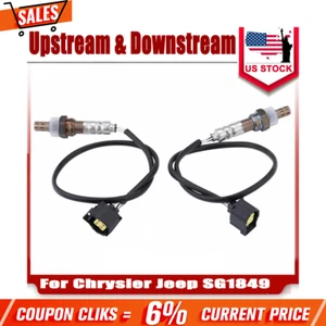 Juego de pares de sensores de oxígeno O2 02 aguas arriba y aguas abajo se adapta a Chrysler Jeep SG1849 - Imagen 1 de 13