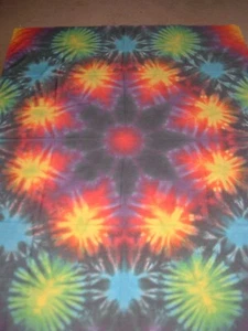 Tie-Dye halber Doppelblatt Wandteppich: 52" x 65" - Bild 1 von 2