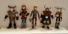 How To Train Your Dragon Figures Lot - Vikings Hiccup Astrid Stoick + More HTTYD
