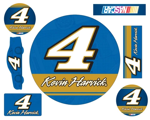 NASCAR #4 Kevin Harvick 7 PC Magnet Set-NASCAR Magnet Set-NEW for 2016! Cover