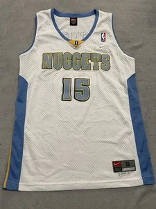Vintage Nike Denver Nuggets Carmelo Anthony 15 Rookie Swingman Jersey Mens S NBA - Picture 1 of 16