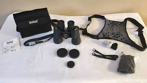 Bushnell Insta Focus 10x50 300 FT. @ 1000yds Field 5.8 Binoculars W/Case/Harness - Picture 1 of 9