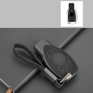 Car Remote Key Case Fob Cover Shell Holder Keychain Ring Bag For Mercedes Benz - Picture 1 of 3