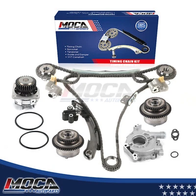 Timing Chain Kit W/ Water Oil Pump VVT for 04-08 Nissan Maxima Nissan Quest 3.5L - Image 1 of 4