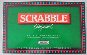 SCRABBLE-ORIGINAL CLUB SONDERAUSGABE Spielregeln, Buch, Block + Stift v. Spear - Bild 1 von 4