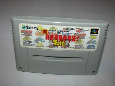 Jissen Pachislot Hisshouhou Twin 2 Super Famicom SFC Japan import US Seller  - Image 1 of 2
