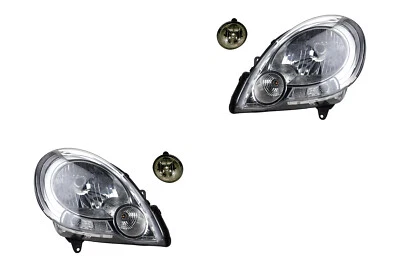 Scheinwerfer Set Halogen passend für Renault Kangoo FW0 KW0 08-13 H4 L&R +Nebel - Bild 1 von 4