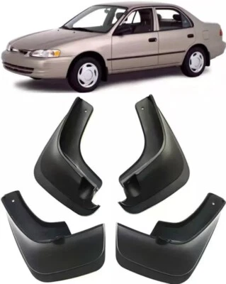 Mud Flaps Splash Guard Mudguard Fender For 1998-2002 Toyota Corolla Sedan E110 - Image 1 of 4