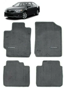 GENUINE OEM 4PC Dark Gray  Toyota Camry 2007-11 Carpet Floor Mats - Foto 1 di 2