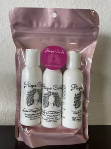 Rizos Curls Travel 3 Pack- Hydrating Shampoo, Deep Cond., Curl Cream 2 oz. Each - Picture 1 of 2