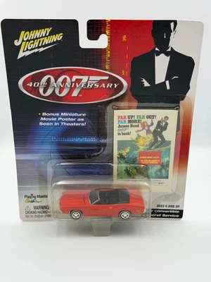 Johnny Lightning 007 James Bond Mercury Cougar Convertible, Red, 1:64, NIB - Image 1 of 4