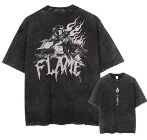 New Demon Slayer Kyojuro Rengoku Hashira Graphic T-Shirt Unisex READ DESCRIPTION - Picture 1 of 1