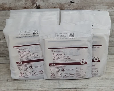 Protexis Latex HYDROGEL Coating Surgical Gloves *15 PAIIR* Size 6 *See Dates* - Image 1 of 4