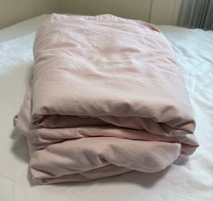 Juego de sábanas Brooklinen Oeko-Tex tamaño king 2 piezas rosa polvo plano, algodón ajustado - Imagen 1 de 5