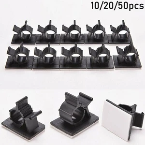 Management Cable Clip Cord 10/20/50pcs Set Plastic Multi-purpose Adjustable - Photo 1/21