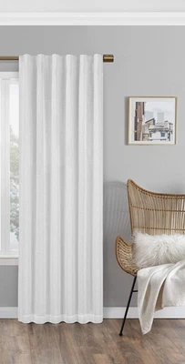 Eclipse Absolute Zero Blackout Thermal Insulated Rod Pocket Curtain 50x84" NEW - Image 1 of 4