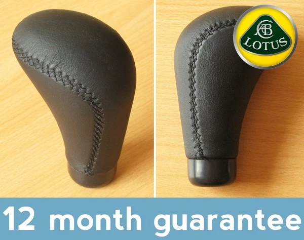 Perilla de engranaje de cuero sintético Lotus Eclat ELAN Elise Elite Esprit Europa Évora Excel - Imagen 1 de 1
