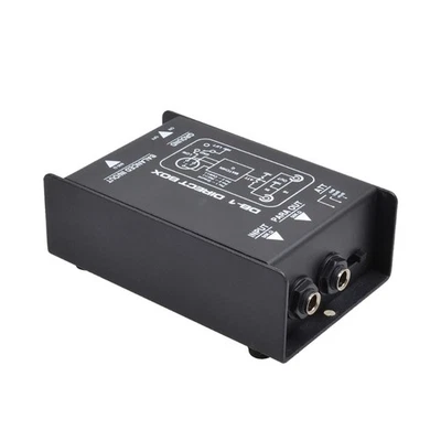 Professional Passive DI Box Signal Adapter Hum Eliminators For Guitars Basses - Image 1 of 4