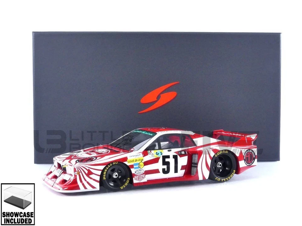 1 18 SPARK Lancia Beta Montecarlo #51 Le Mans 1980 Heyer Fabi Showcase 18S422