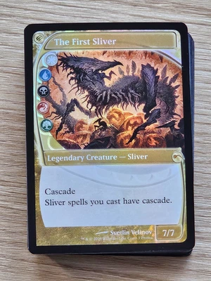 Custom Commander Deck ~ Chromatic Cascade ~ The First Sliver ~ 100 Card Deck - Image 1 of 4