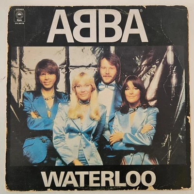 ABBA Waterloo Rare Original Israel Press LP with Different Cover - Image 1 of 3