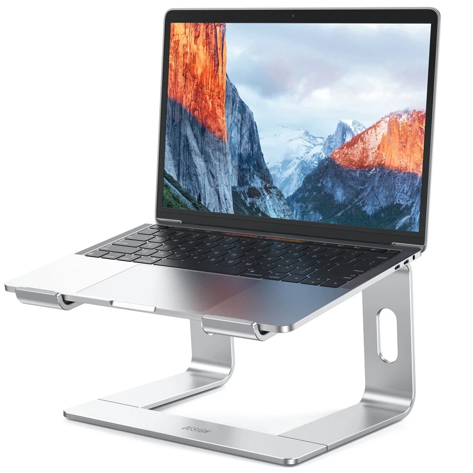 LS03 Aluminum Laptop Stand Ergonomic Detachable Computer Stand Notebook Ris...
