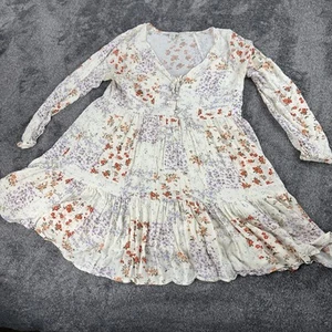 Y2K American Eagle Boho Top Women’s Medium Cottagecore Praire Flowy Peasant - Picture 1 of 19